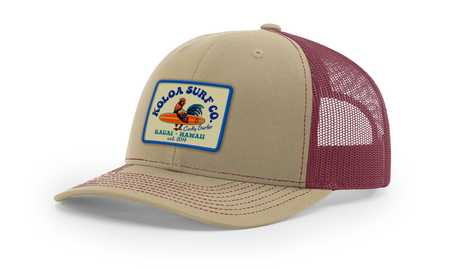 Koloa Cocky Surfer Patch Richardson 112 Trucker Hat