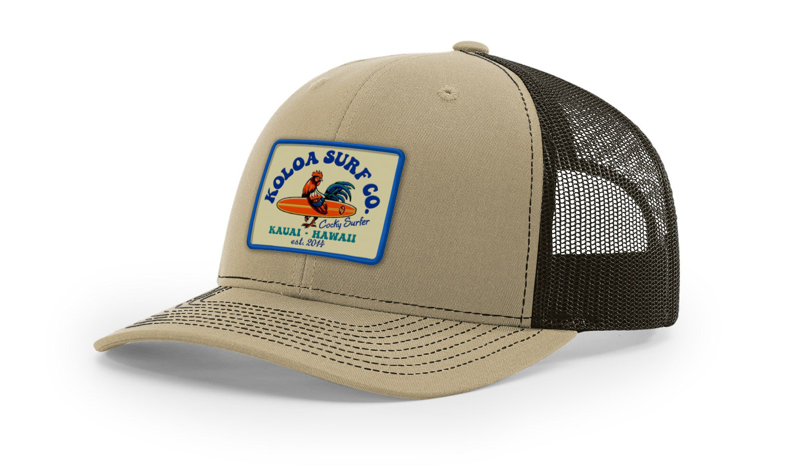 Koloa Cocky Surfer Patch Richardson 112 Trucker Hat