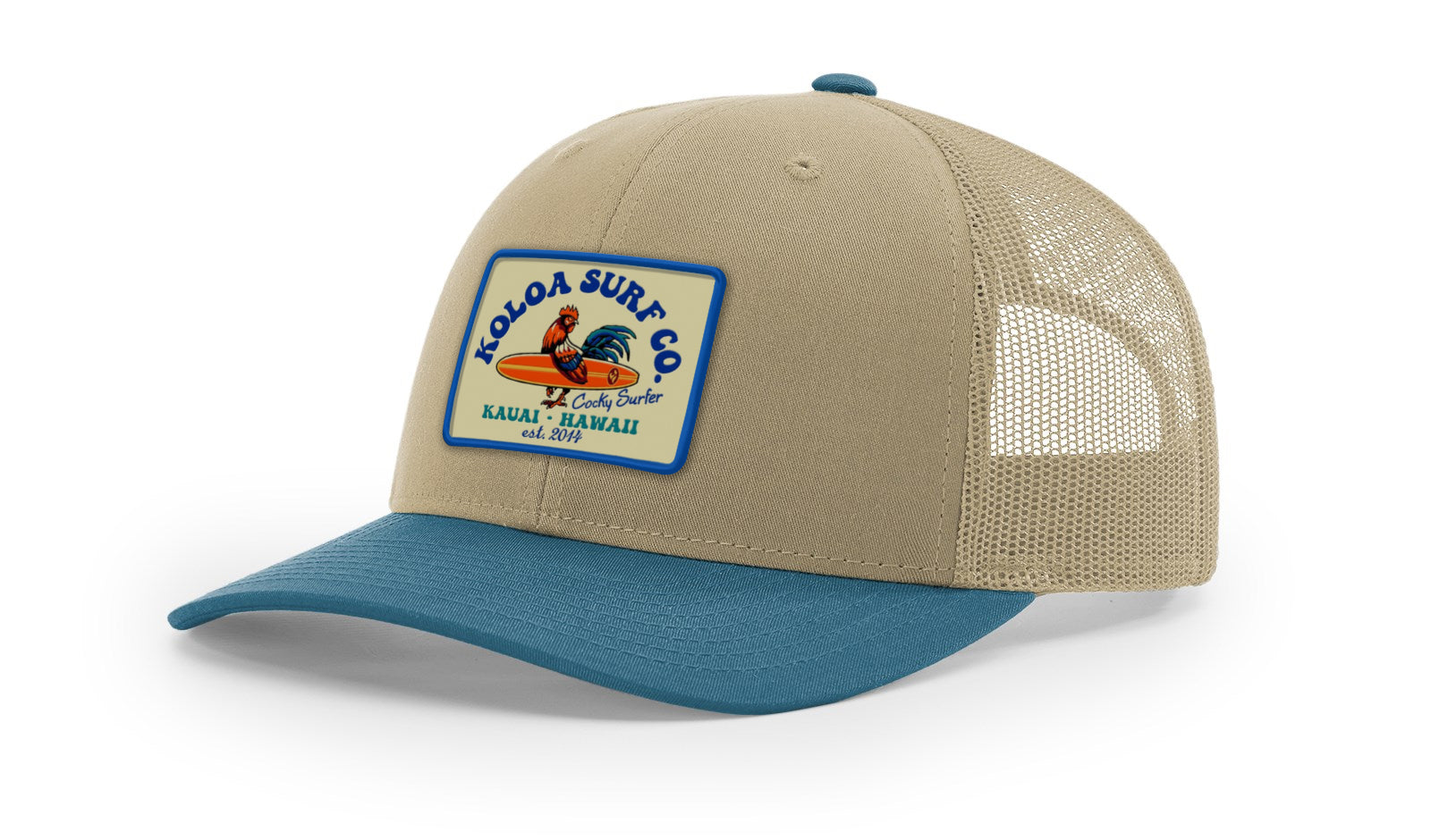 Koloa Cocky Surfer Patch Richardson 112 Trucker Hat