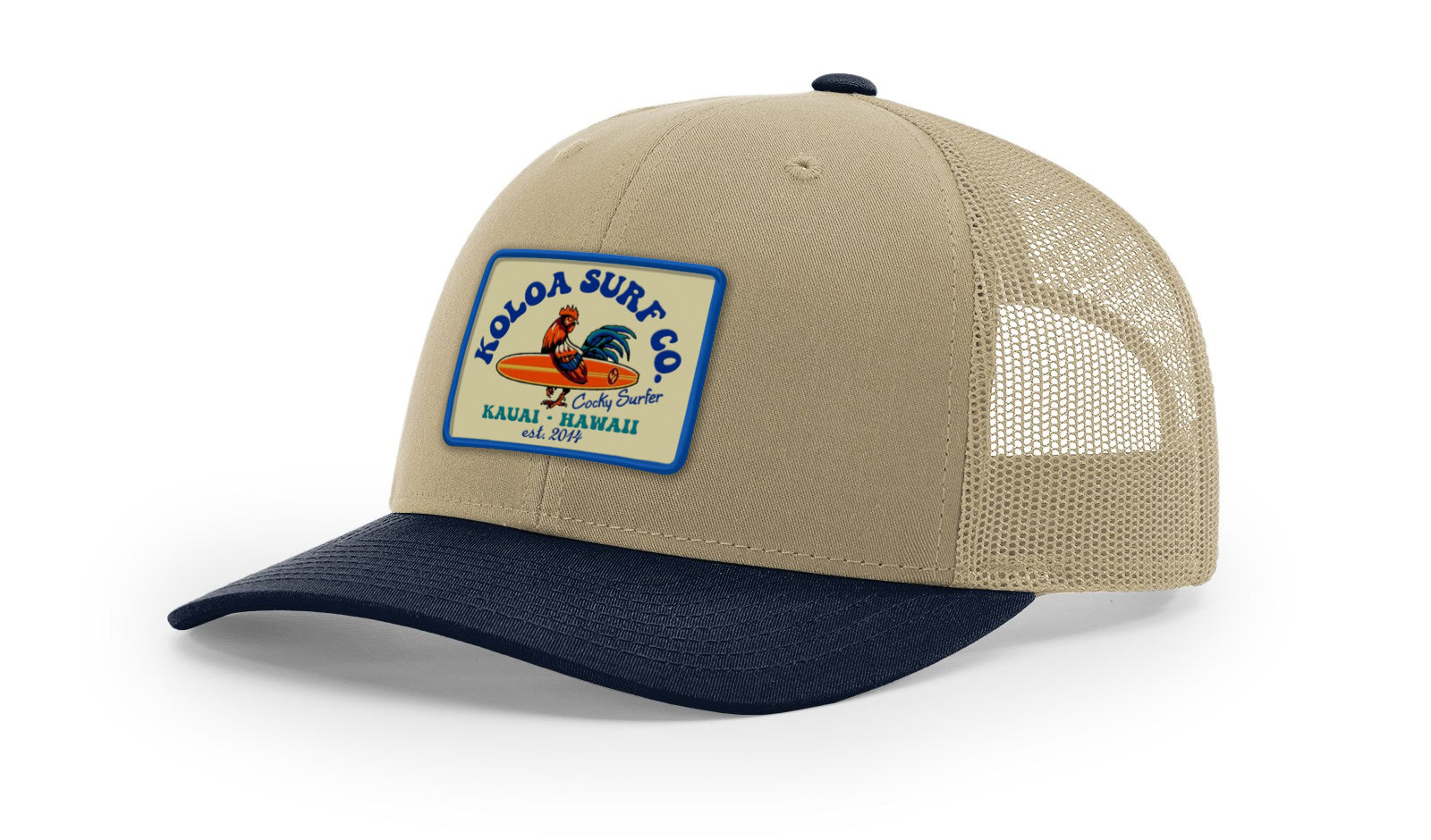 Koloa Cocky Surfer Patch Richardson 112 Trucker Hat