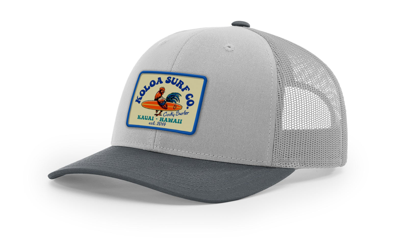 Koloa Cocky Surfer Patch Richardson 112 Trucker Hat