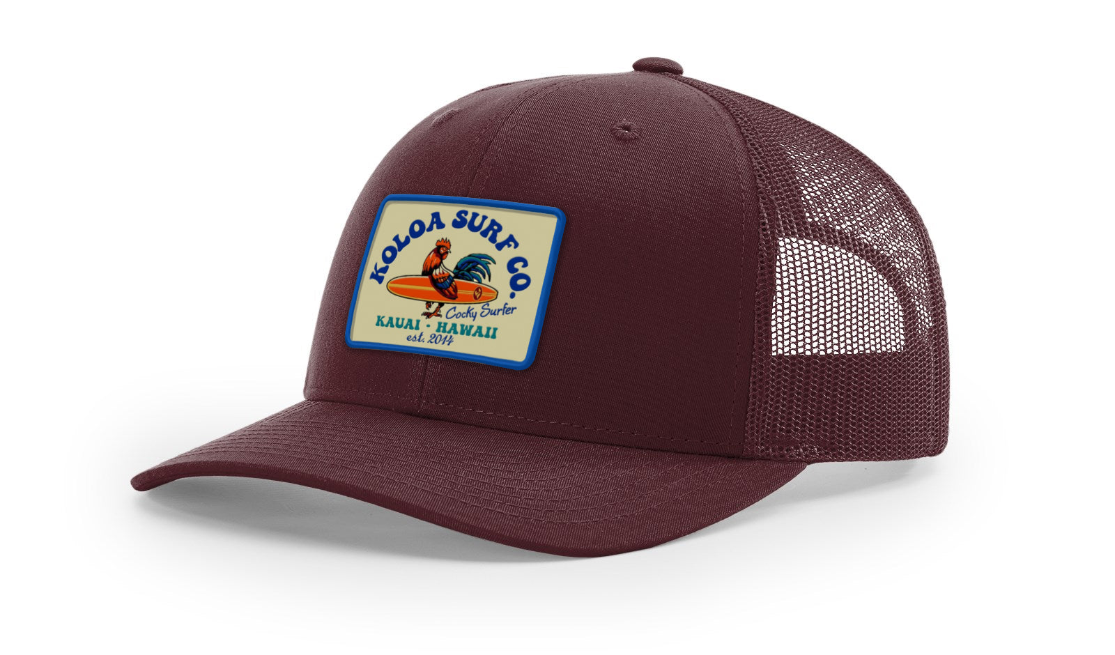 Koloa Cocky Surfer Patch Richardson 112 Trucker Hat