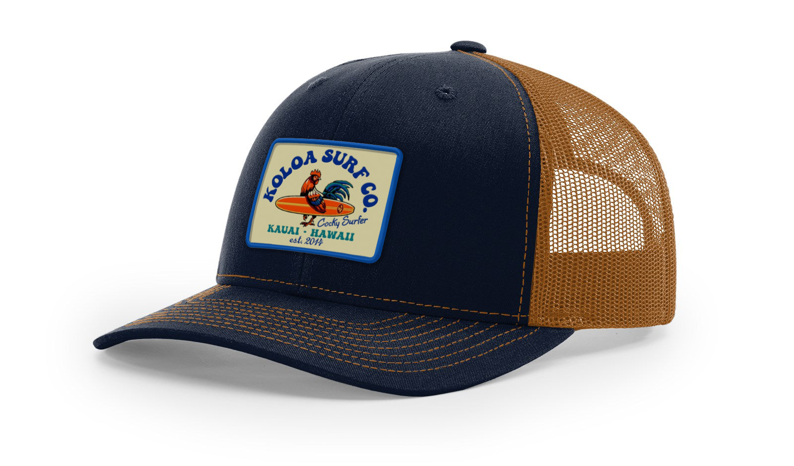 Koloa Cocky Surfer Patch Richardson 112 Trucker Hat