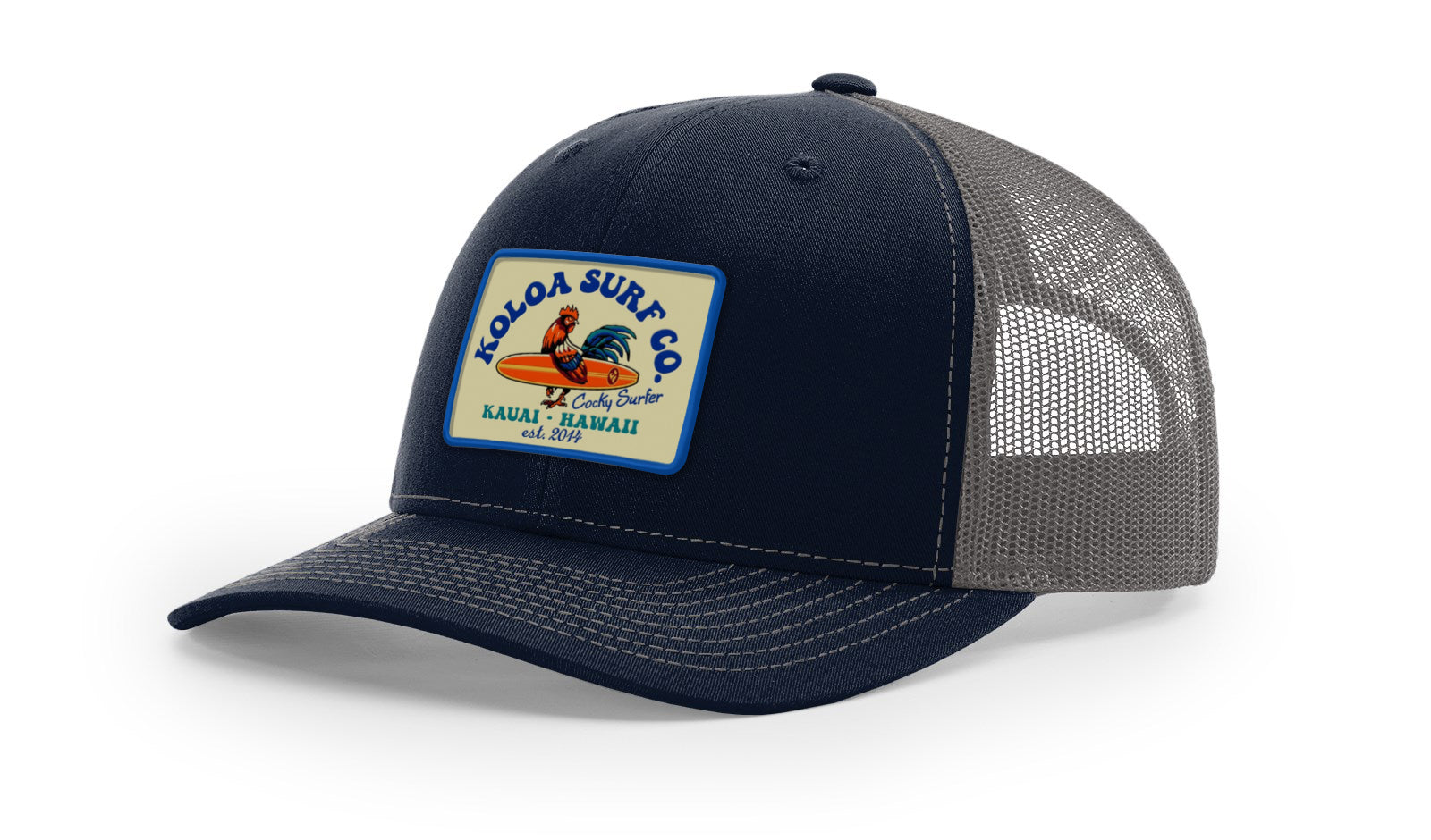 Koloa Cocky Surfer Patch Richardson 112 Trucker Hat