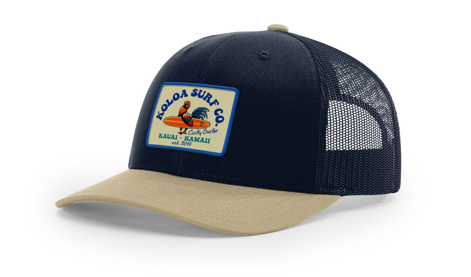 Koloa Cocky Surfer Patch Richardson 112 Trucker Hat