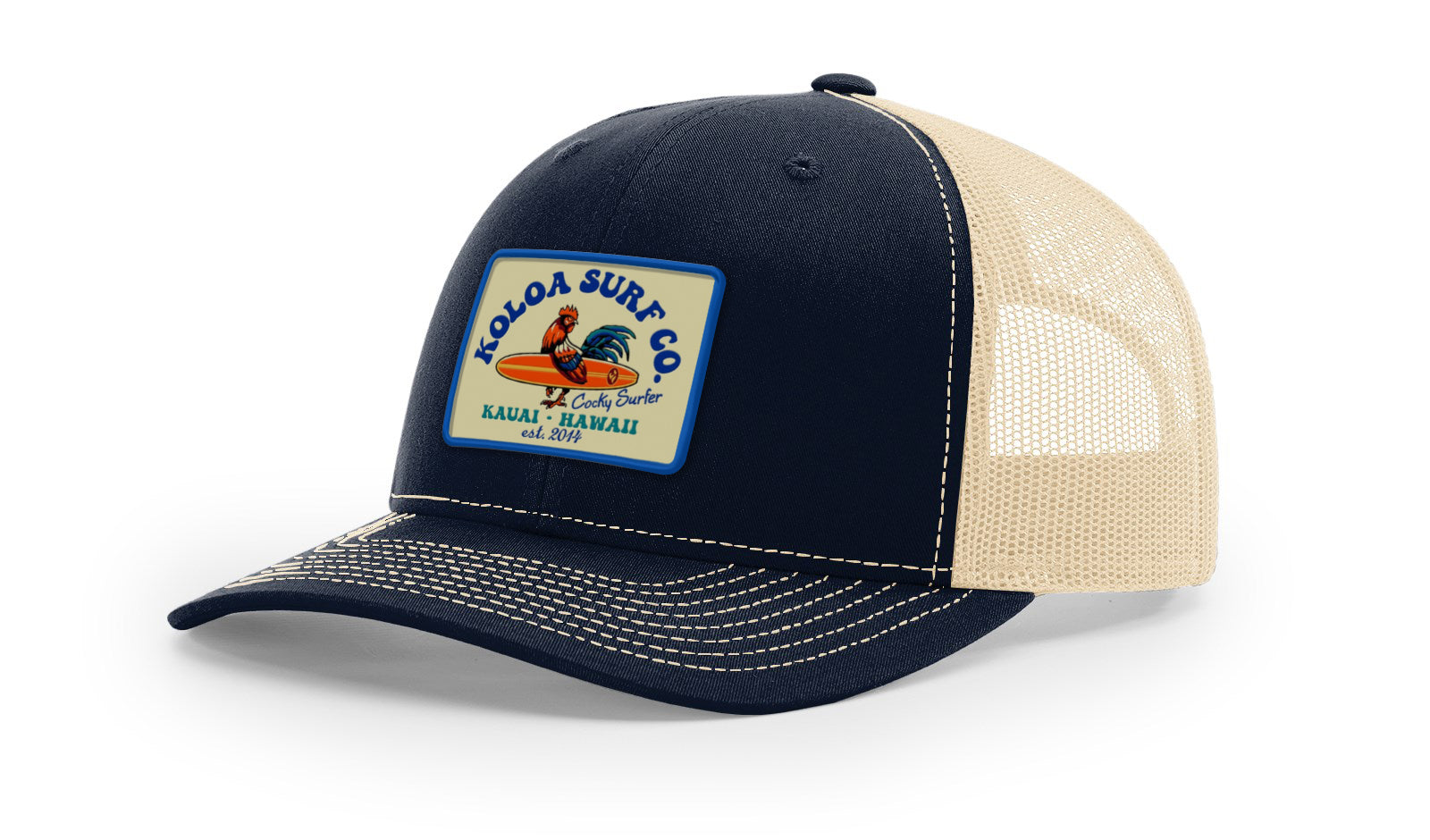 Koloa Cocky Surfer Patch Richardson 112 Trucker Hat