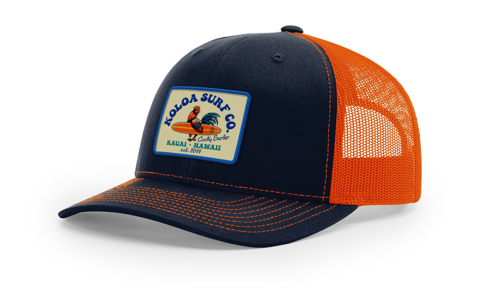 Koloa Cocky Surfer Patch Richardson 112 Trucker Hat