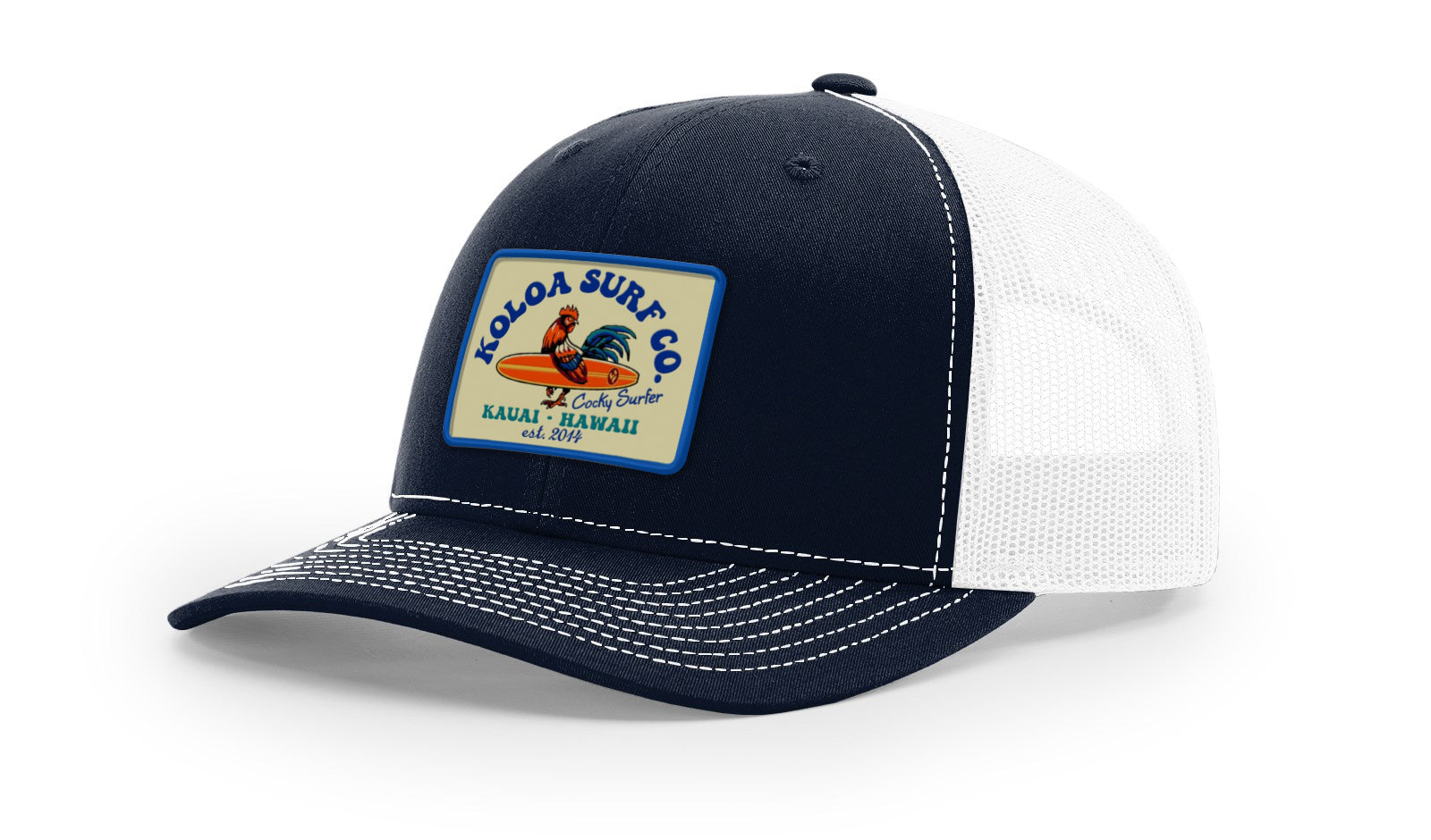 Koloa Cocky Surfer Patch Richardson 112 Trucker Hat