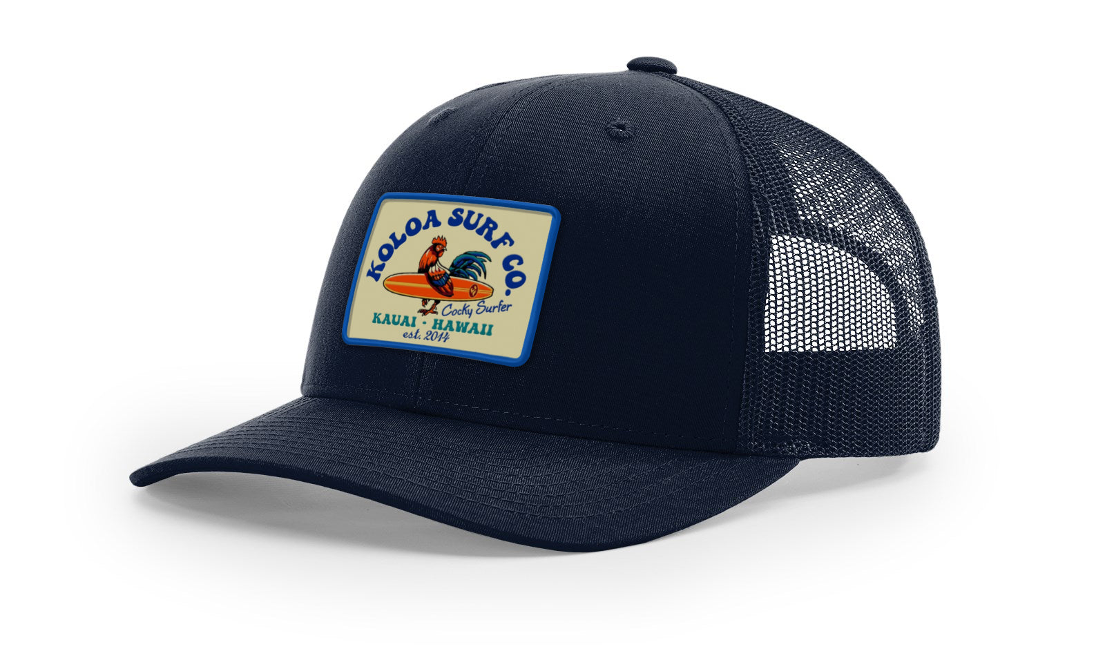 Koloa Cocky Surfer Patch Richardson 112 Trucker Hat
