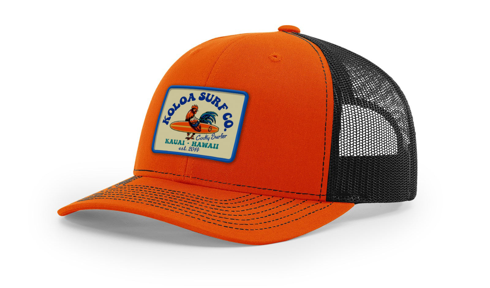 Koloa Cocky Surfer Patch Richardson 112 Trucker Hat