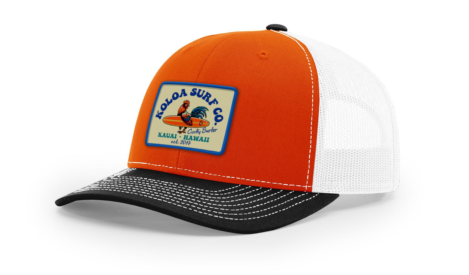 Koloa Cocky Surfer Patch Richardson 112 Trucker Hat