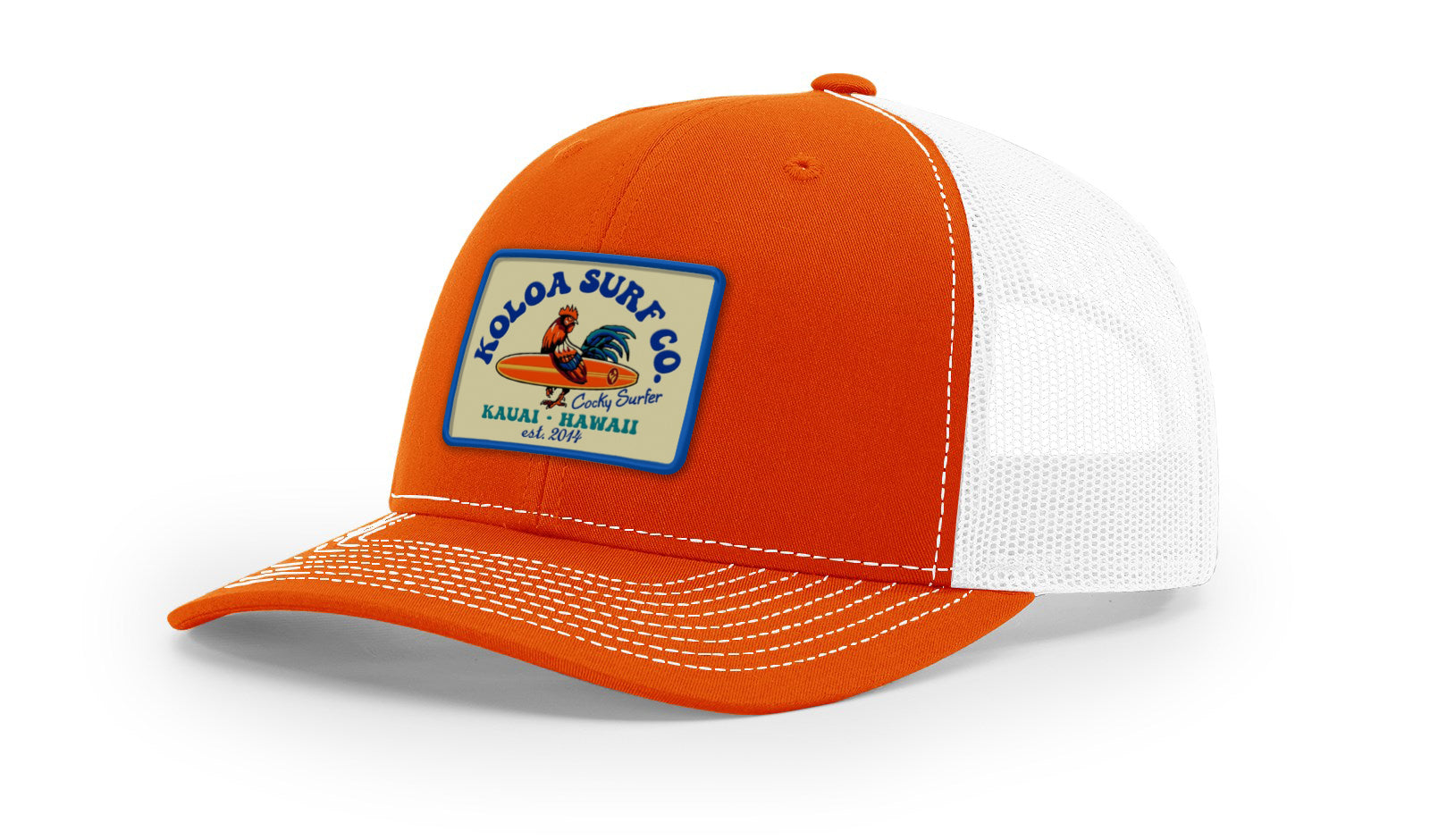 Koloa Cocky Surfer Patch Richardson 112 Trucker Hat