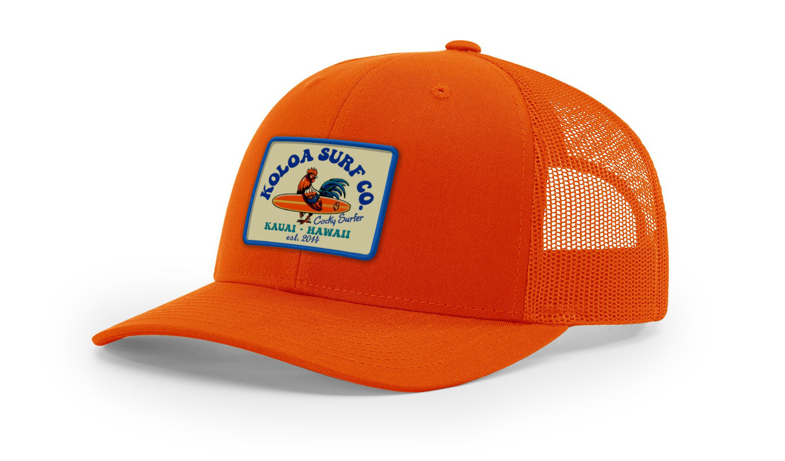 Koloa Cocky Surfer Patch Richardson 112 Trucker Hat