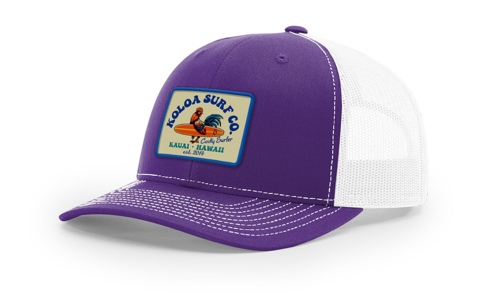 Koloa Cocky Surfer Patch Richardson 112 Trucker Hat