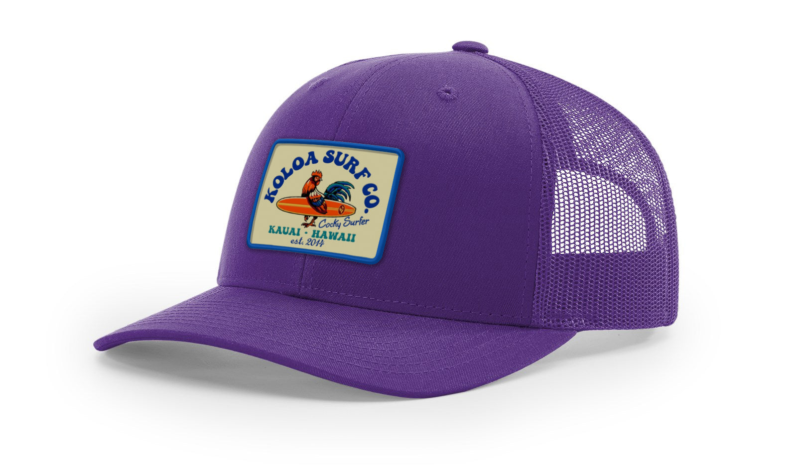 Koloa Cocky Surfer Patch Richardson 112 Trucker Hat