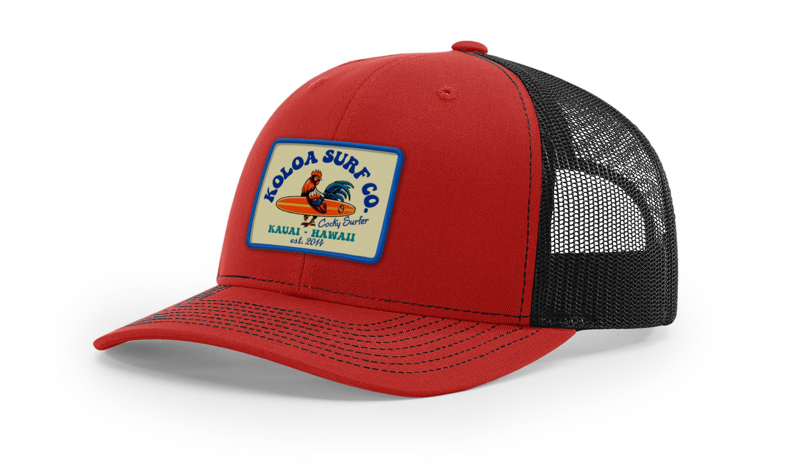 Koloa Cocky Surfer Patch Richardson 112 Trucker Hat