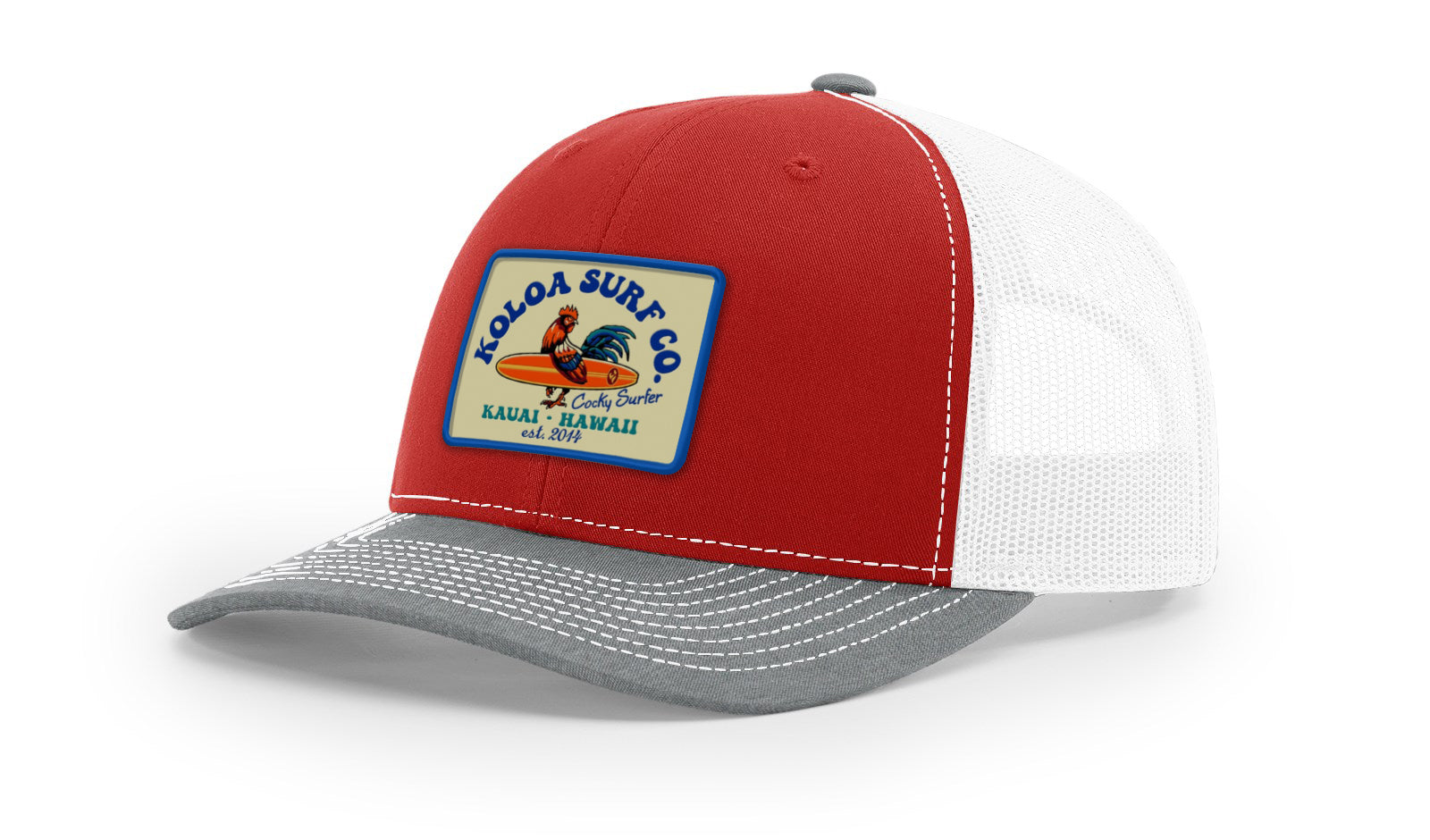 Koloa Cocky Surfer Patch Richardson 112 Trucker Hat