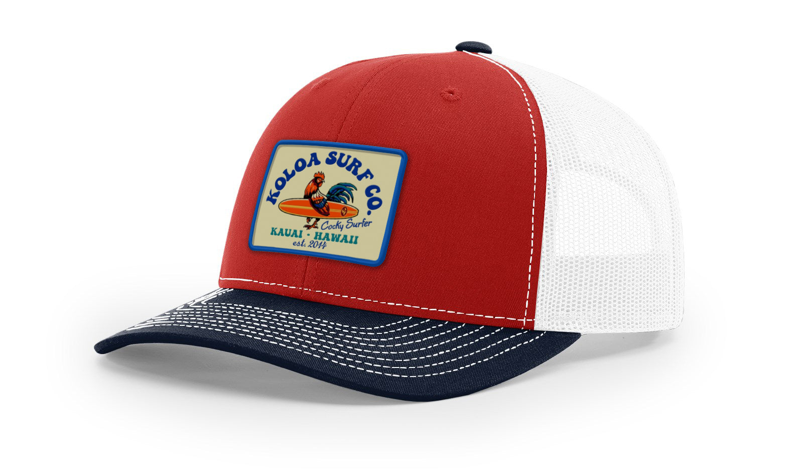 Koloa Cocky Surfer Patch Richardson 112 Trucker Hat