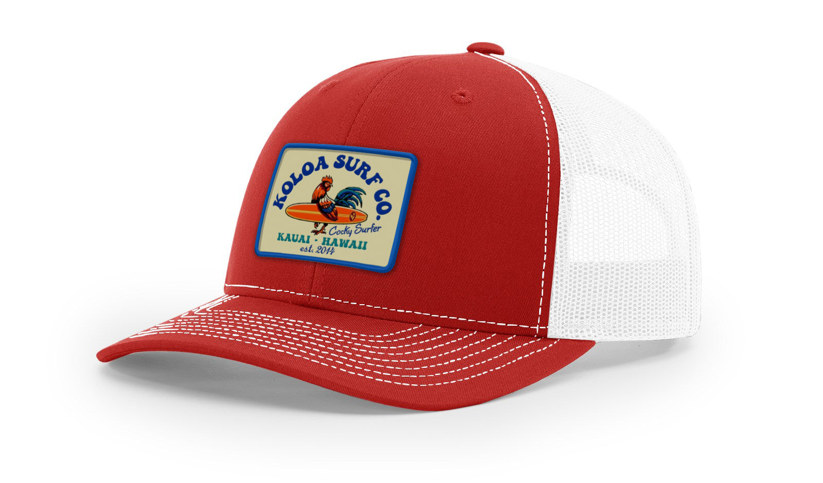 Koloa Cocky Surfer Patch Richardson 112 Trucker Hat