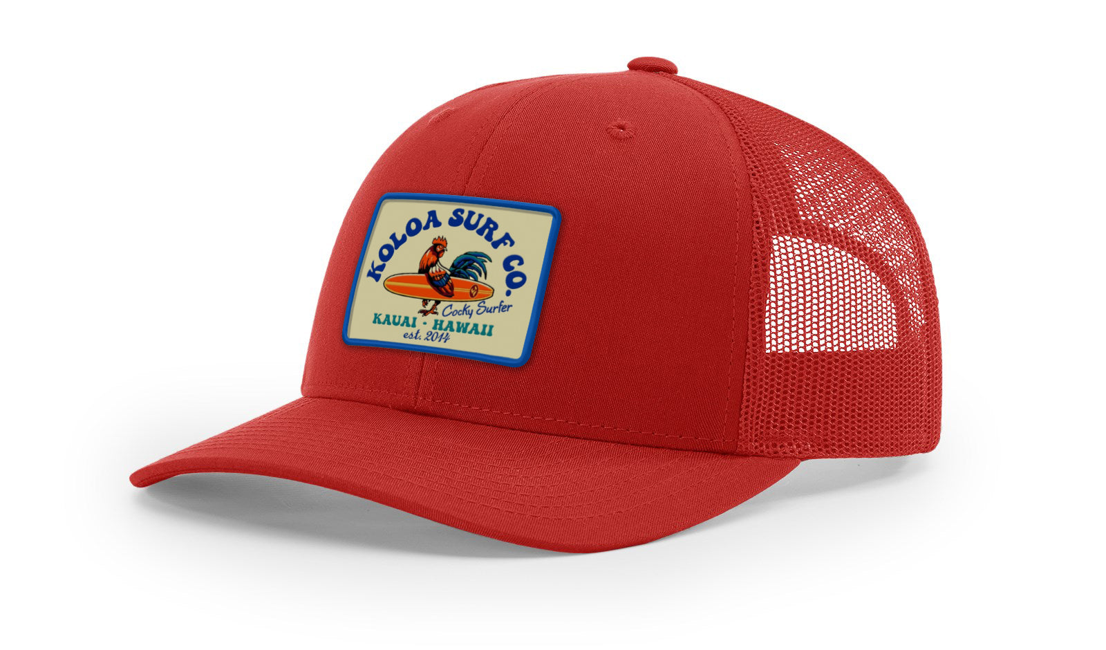 Koloa Cocky Surfer Patch Richardson 112 Trucker Hat