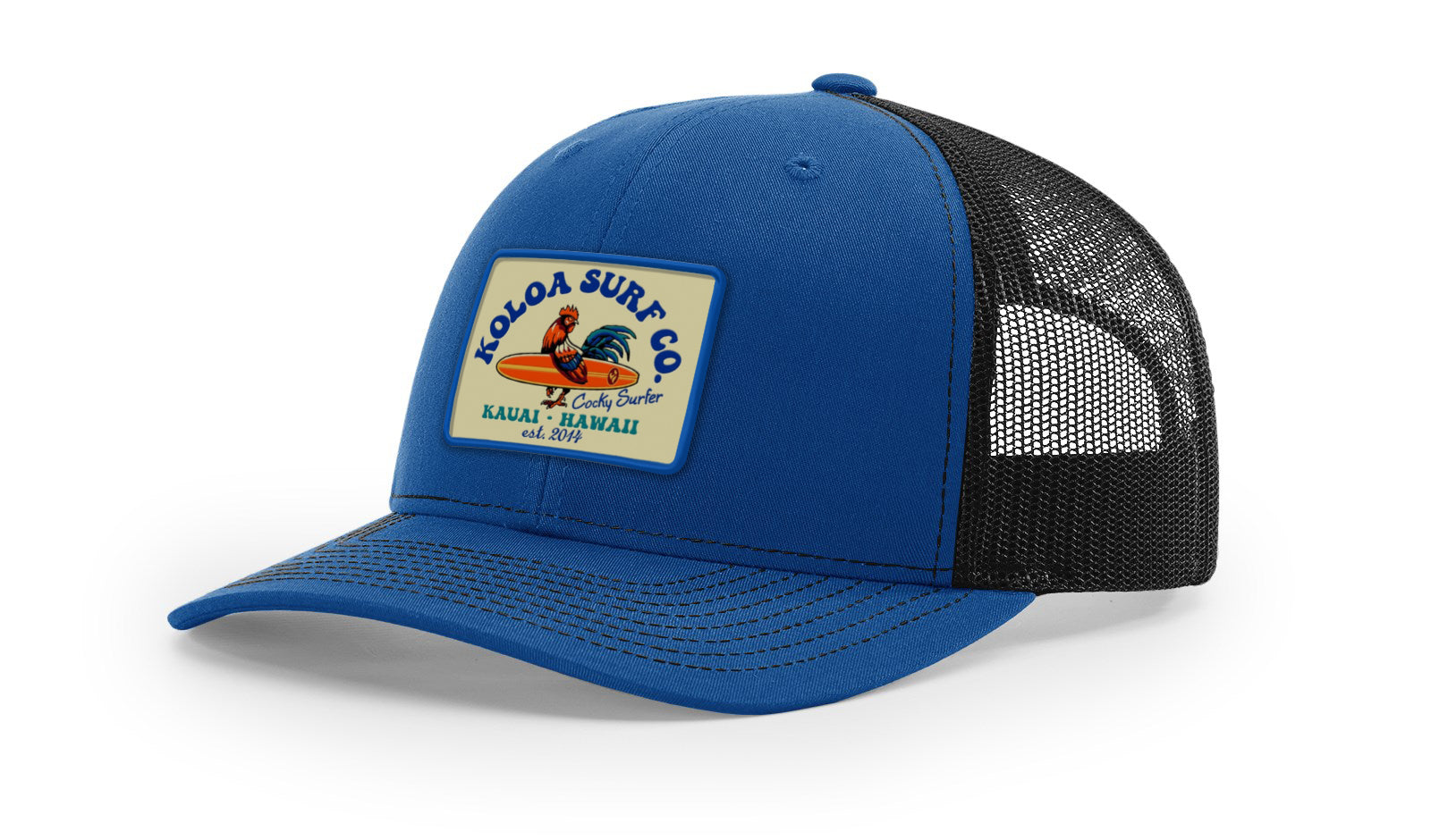 Koloa Cocky Surfer Patch Richardson 112 Trucker Hat
