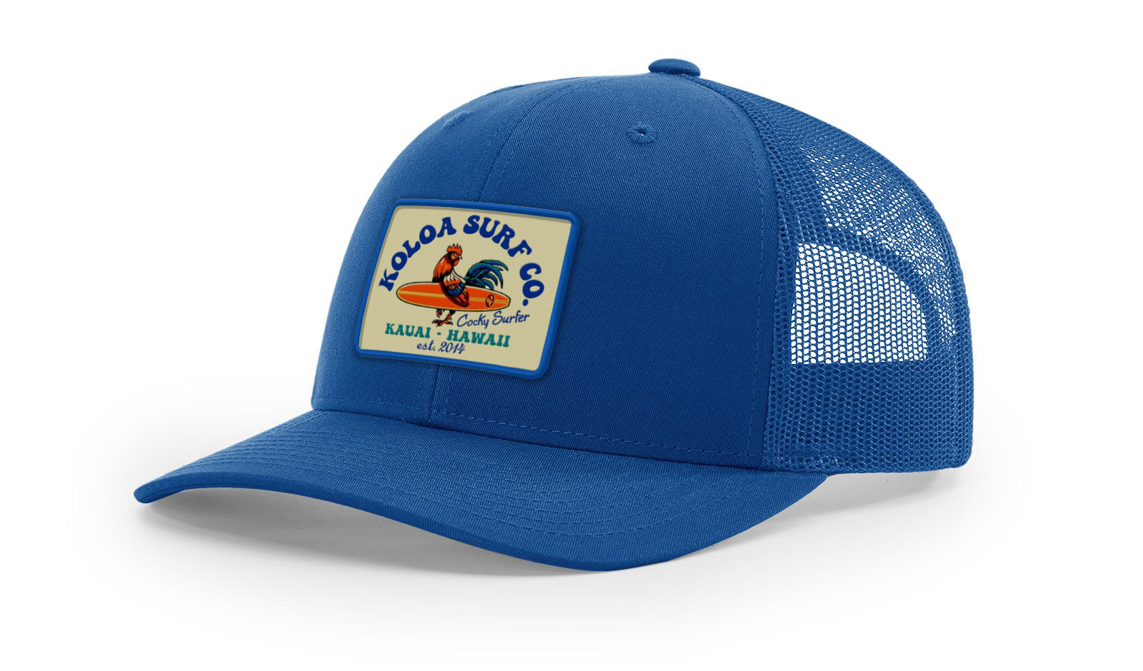 Koloa Cocky Surfer Patch Richardson 112 Trucker Hat