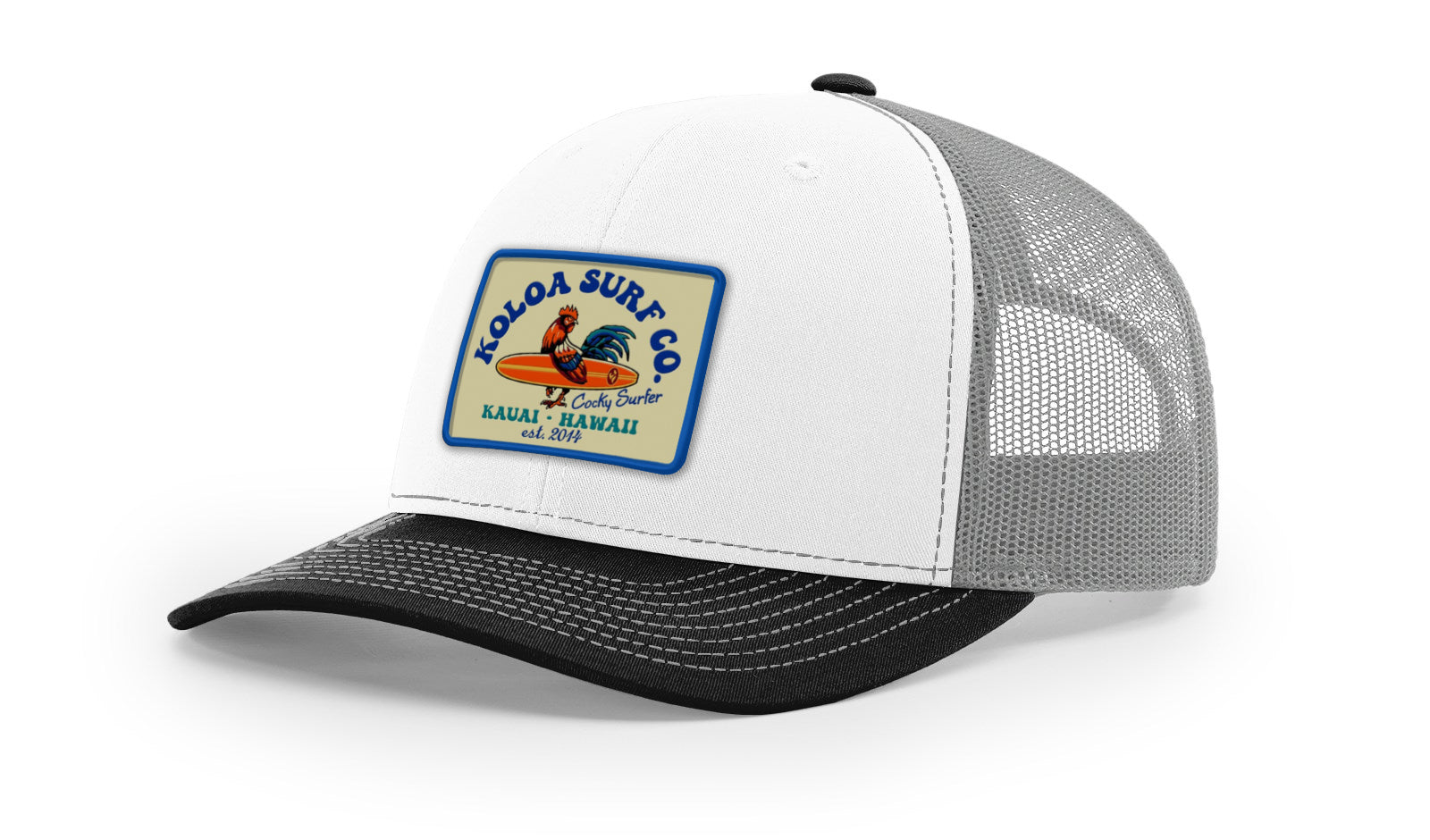 Koloa Cocky Surfer Patch Richardson 112 Trucker Hat