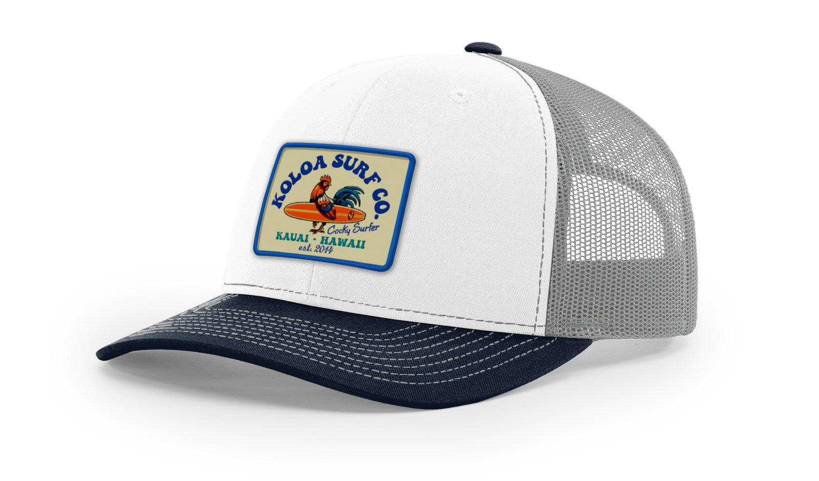 Koloa Cocky Surfer Patch Richardson 112 Trucker Hat