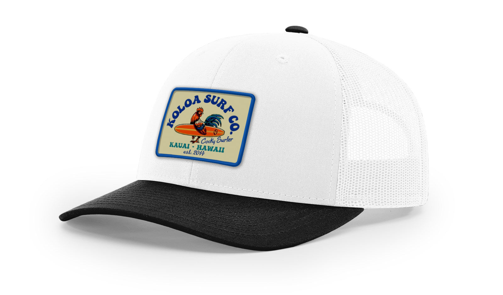 Koloa Cocky Surfer Patch Richardson 112 Trucker Hat