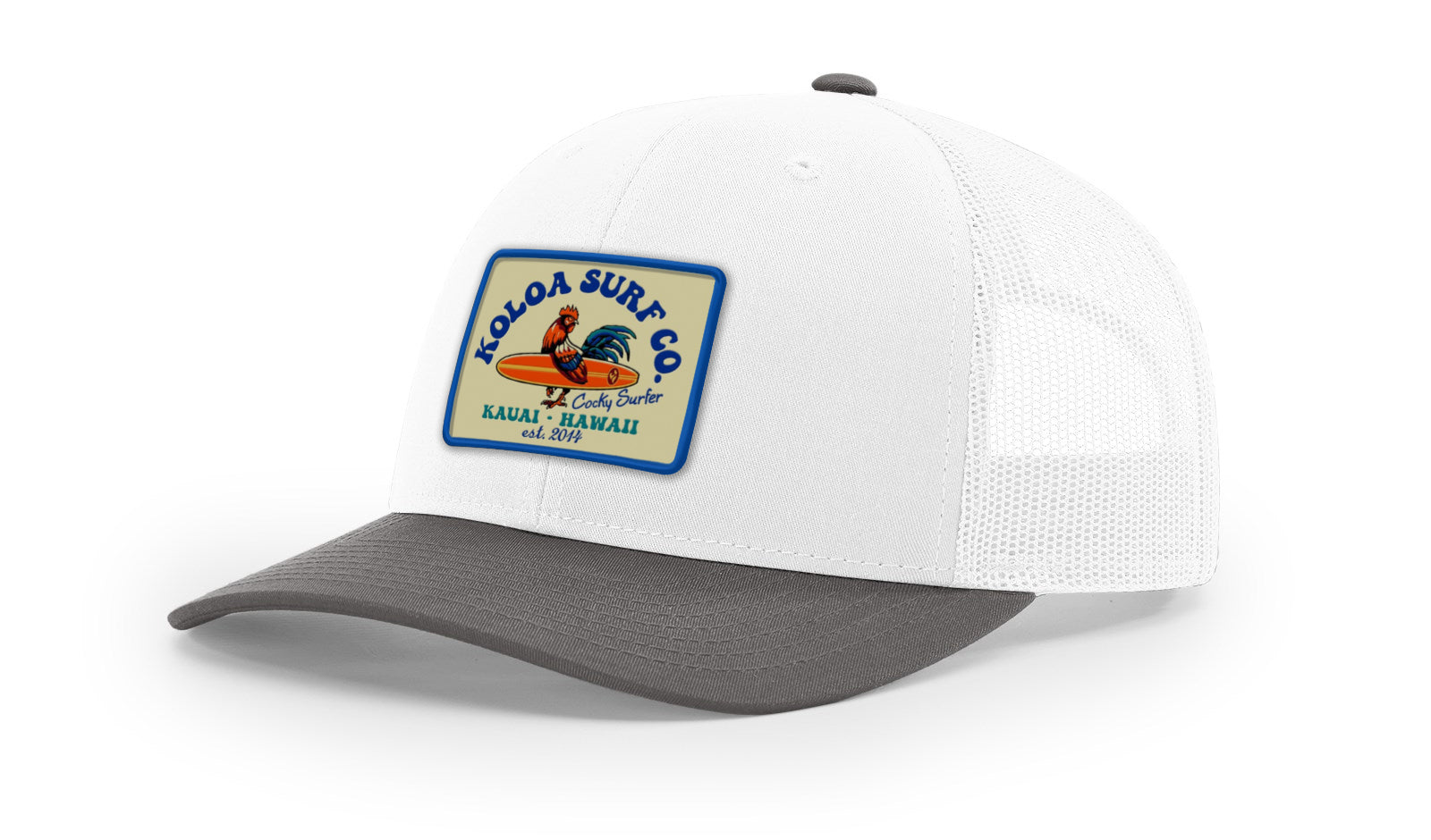 Koloa Cocky Surfer Patch Richardson 112 Trucker Hat