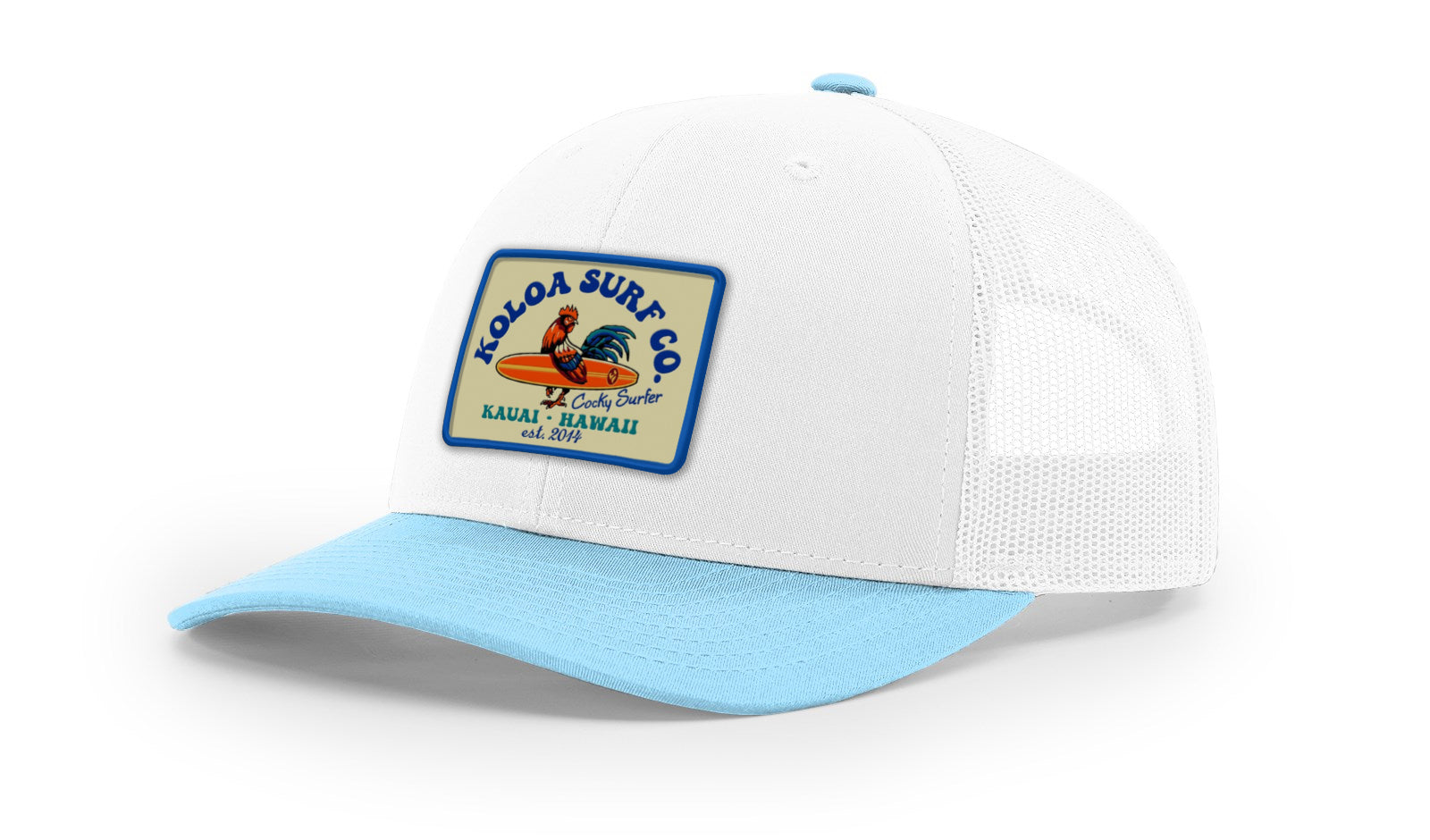 Koloa Cocky Surfer Patch Richardson 112 Trucker Hat