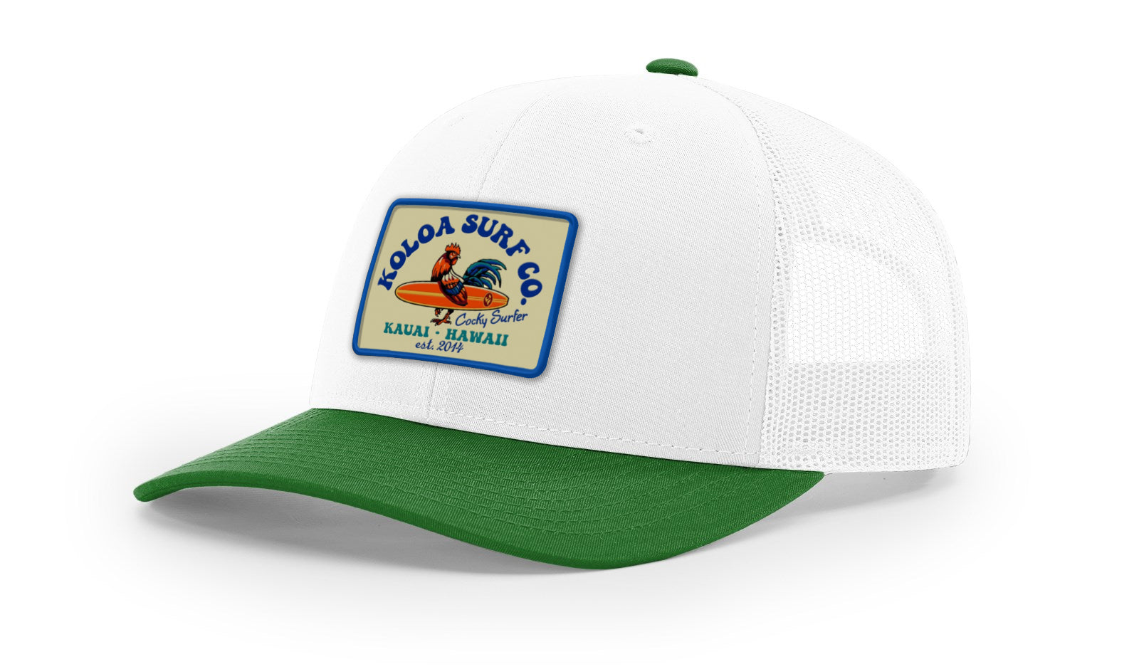 Koloa Cocky Surfer Patch Richardson 112 Trucker Hat