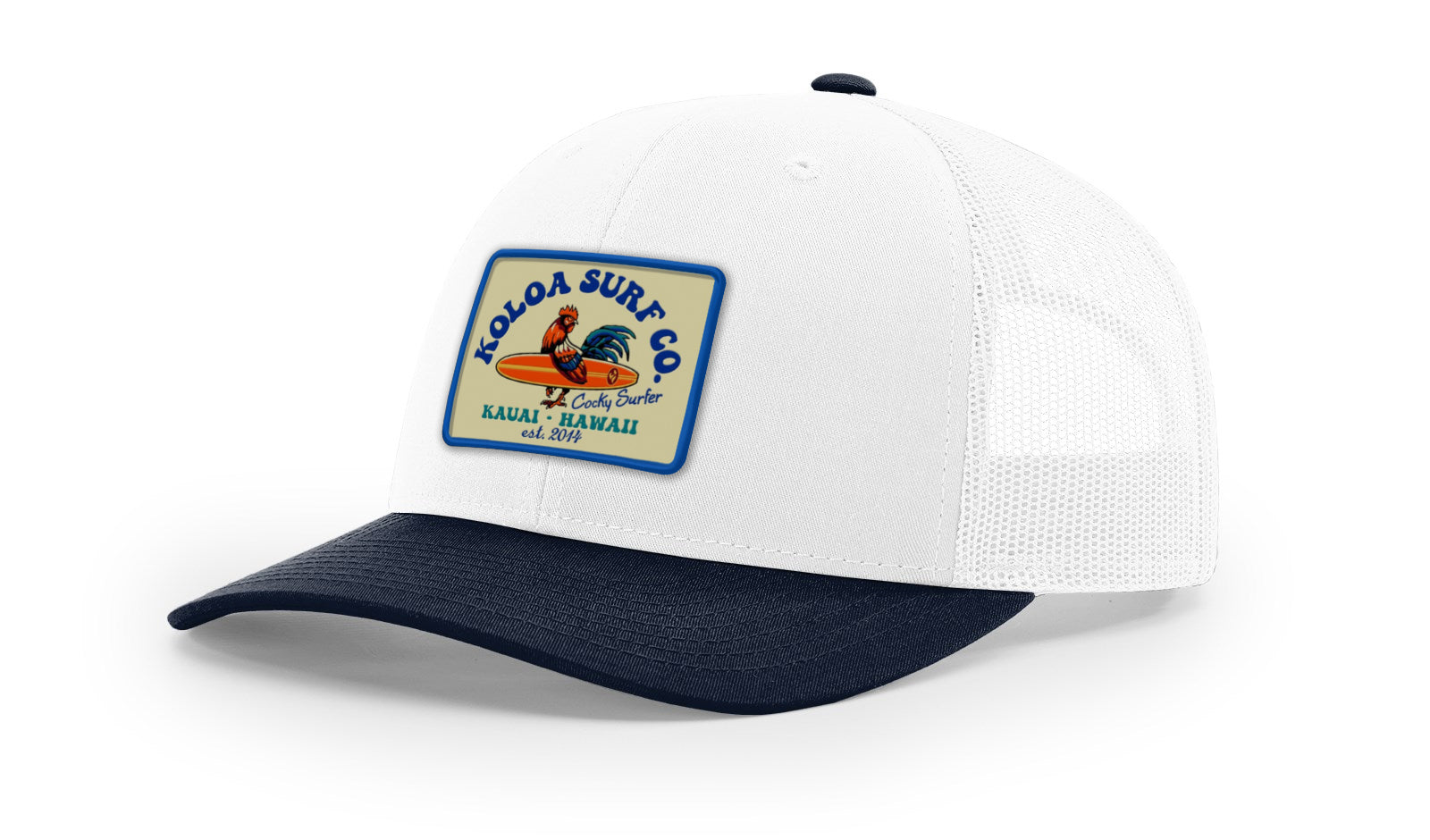 Koloa Cocky Surfer Patch Richardson 112 Trucker Hat