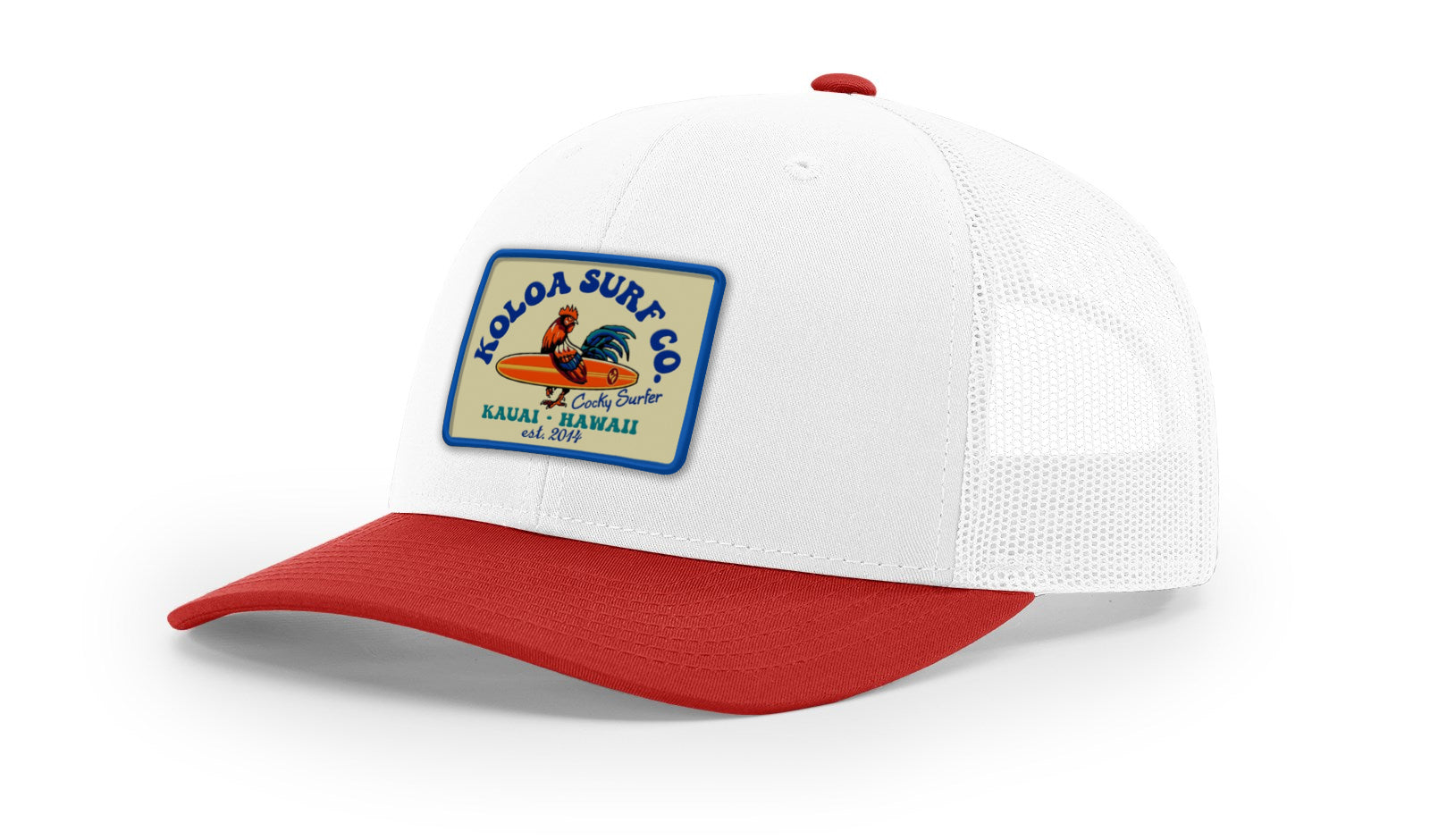 Koloa Cocky Surfer Patch Richardson 112 Trucker Hat