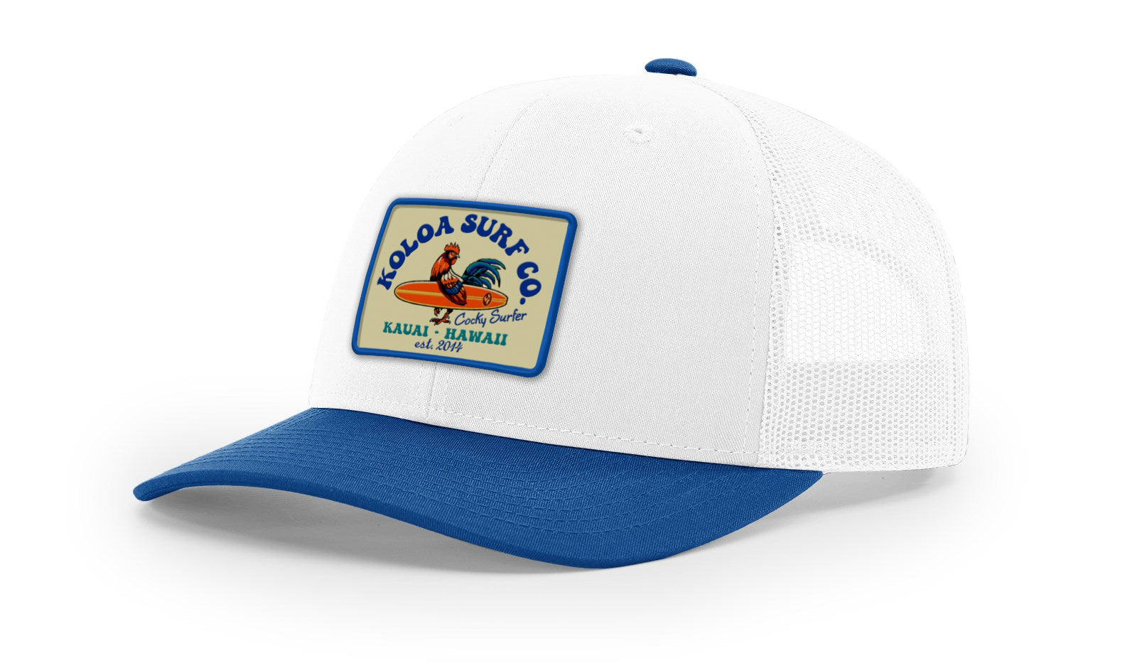 Koloa Cocky Surfer Patch Richardson 112 Trucker Hat