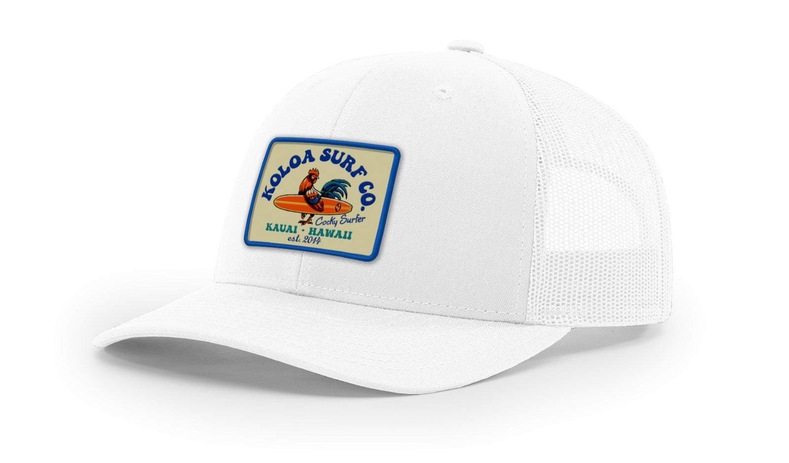 Koloa Cocky Surfer Patch Richardson 112 Trucker Hat