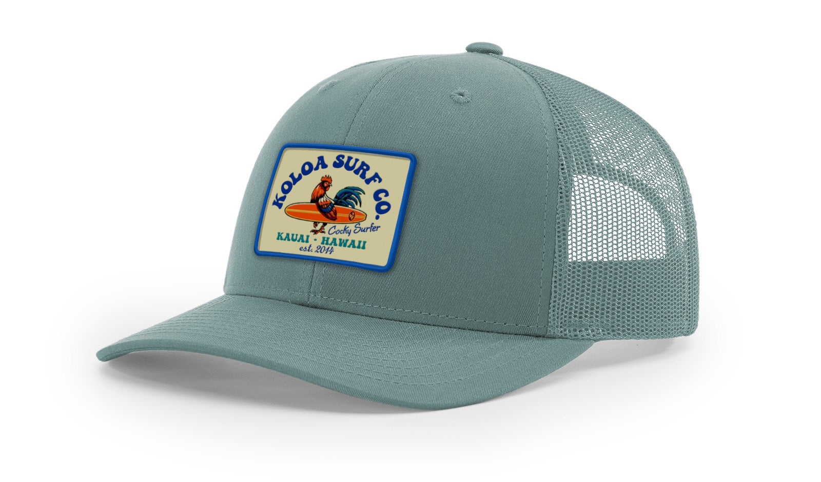 Koloa Cocky Surfer Patch Richardson 112 Trucker Hat