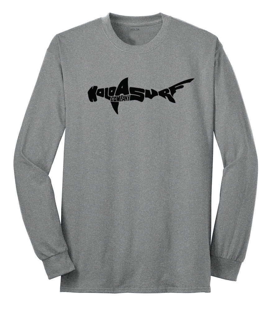 Koloa Surf Shark 50/50 Long Sleeve T-Shirts