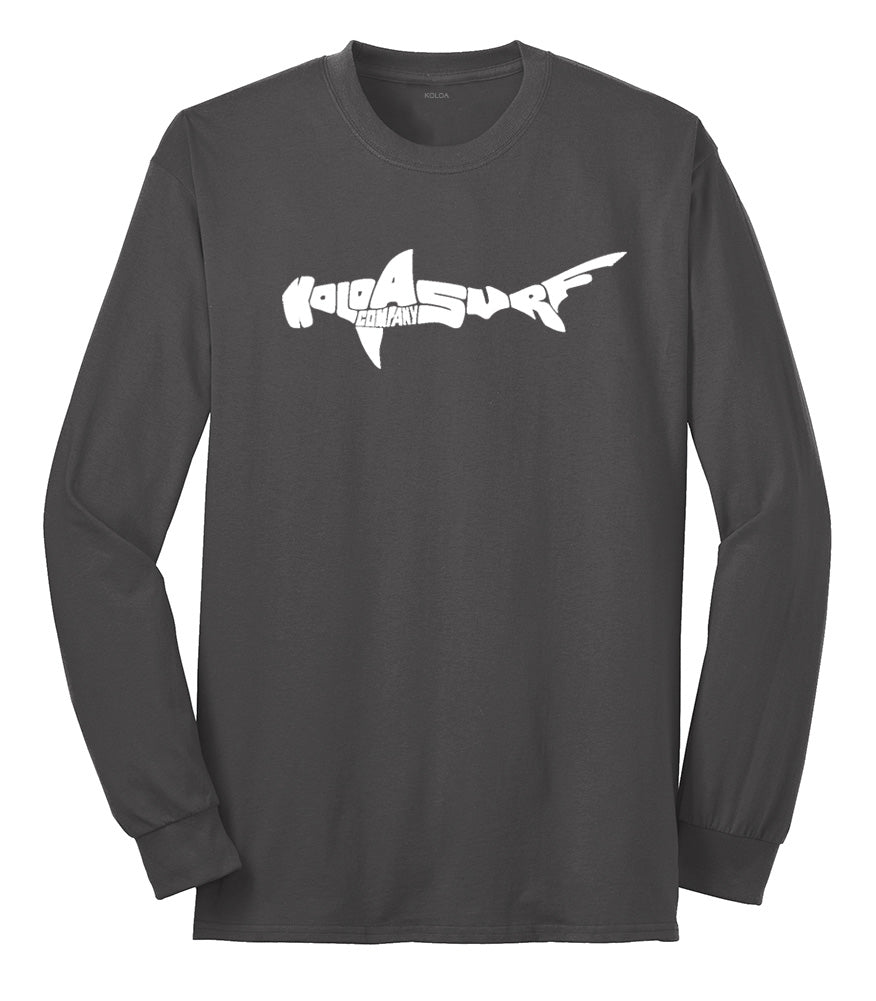 Koloa Surf Shark 50/50 Long Sleeve T-Shirts