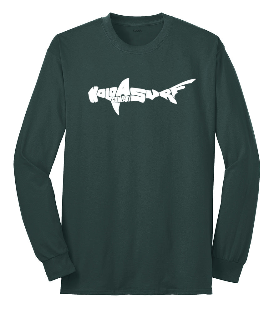 Koloa Surf Shark 50/50 Long Sleeve T-Shirts