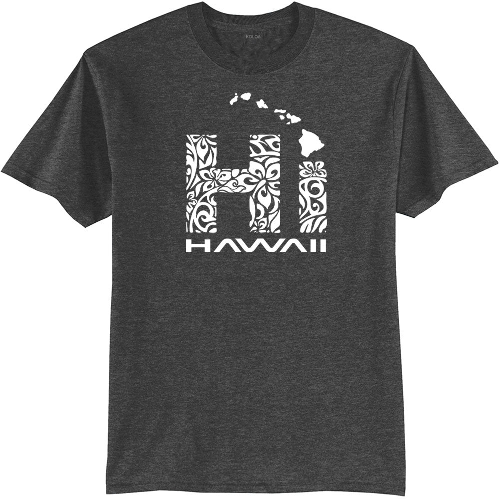 Koloa Hawaiian Islands Tribal HI 50/50 T-Shirt