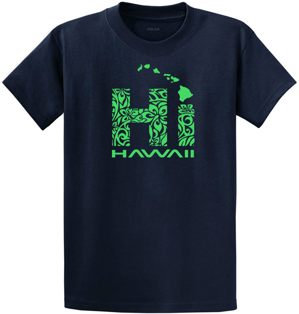 Koloa Islands Tribal HI Heavyweight T-Shirt