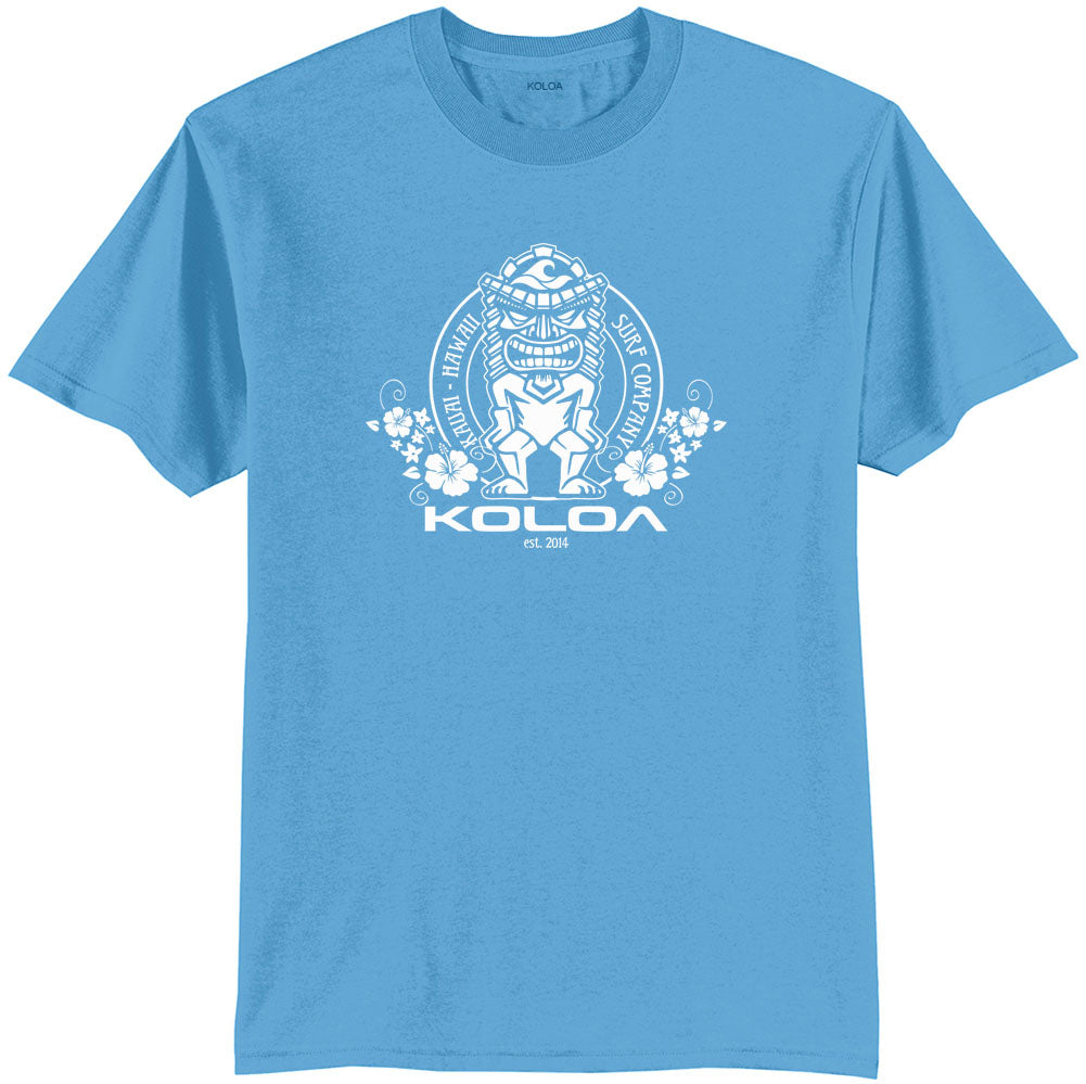 Koloa Tiki Flowers 50/50 T-Shirt