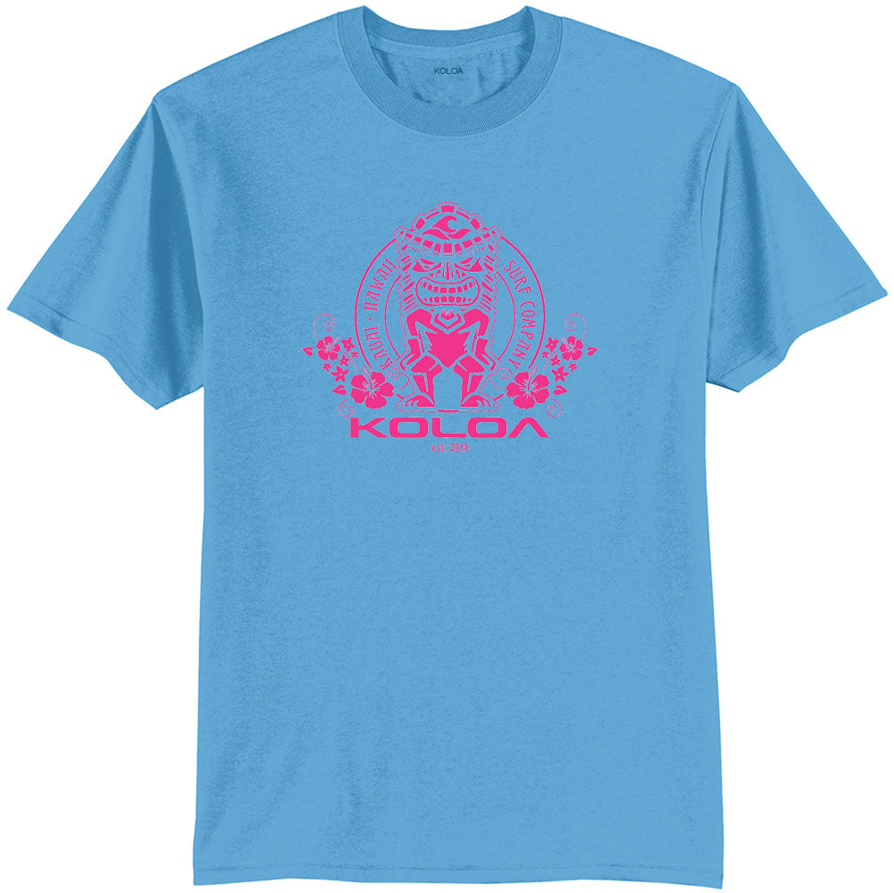 Koloa Tiki Flowers 50/50 T-Shirt