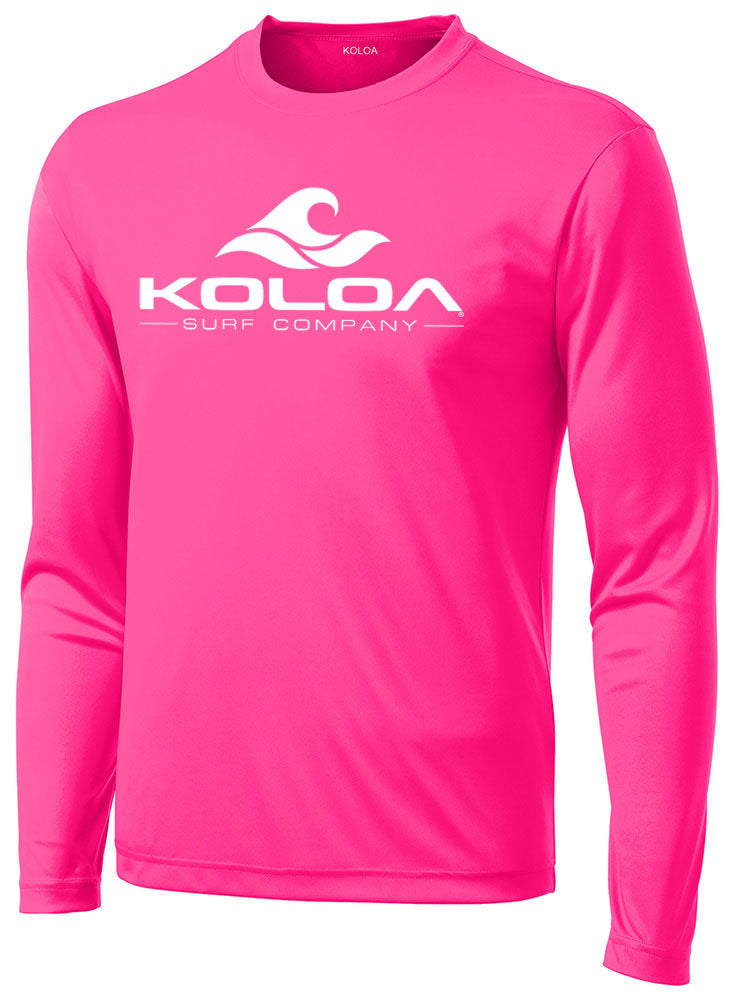 Koloa Wave Long Sleeve Athletic Shirts