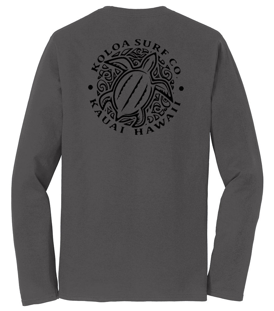 Koloa Hawaiian Honu Turtle Long Sleeve Lightweight T-Shirt