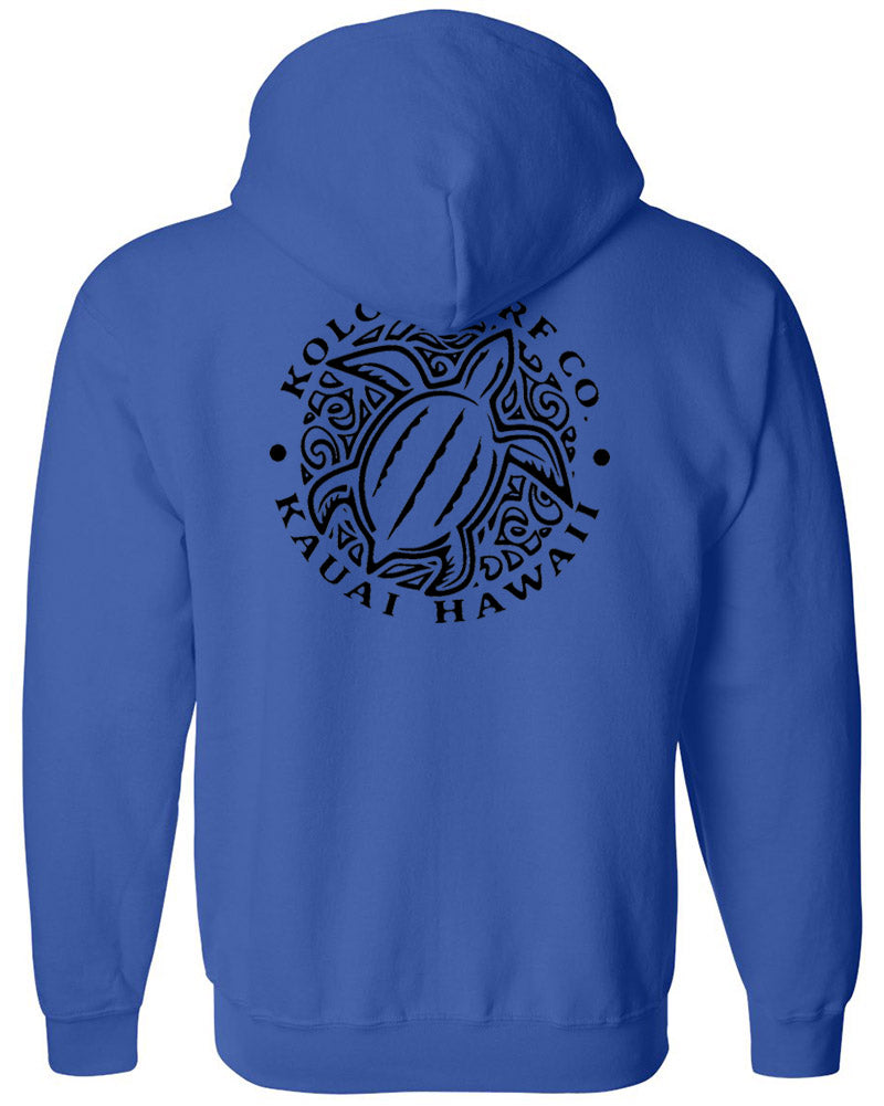 Koloa Hawaiian Honu Turtle Full Zip Hoodie