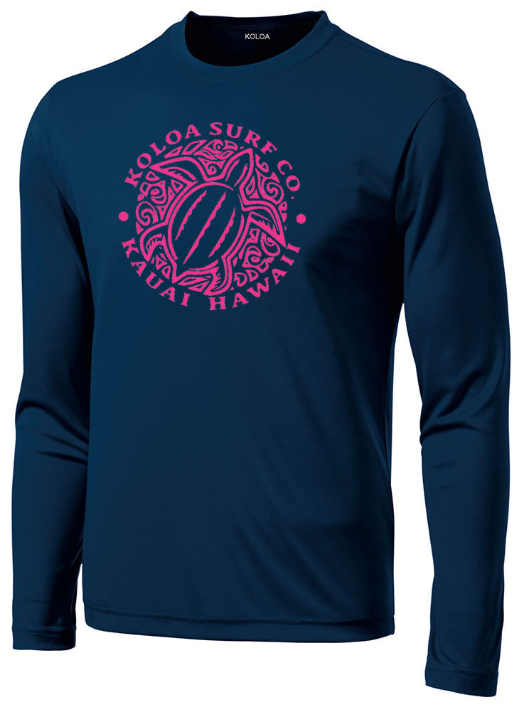 Koloa Honu Turtle Moisture Wicking Long Sleeve Tee