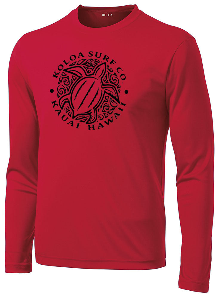 Koloa Honu Turtle Moisture Wicking Long Sleeve Tee