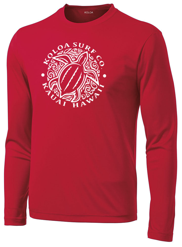 Koloa Honu Turtle Moisture Wicking Long Sleeve Tee